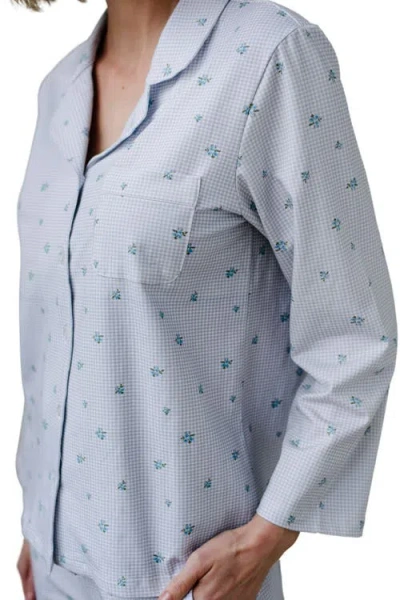 Noon Stretch Cotton Long Pajama Set