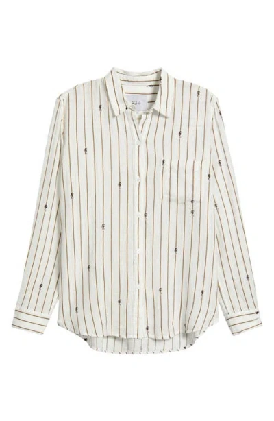 Rails Charli Linen Blend Button-up Shirt