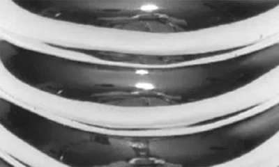 Argento Vivo Linear Rib Ring In Multi