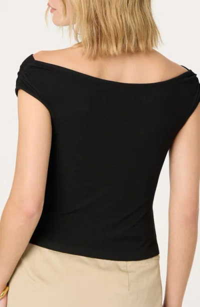 Astr The Label Ruched Off The Shoulder Top