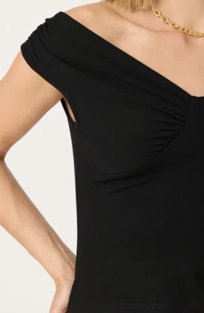 Astr The Label Ruched Off The Shoulder Top