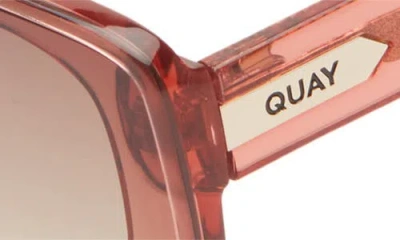 Quay Vibe Check 62mm Small Square Sunglasses