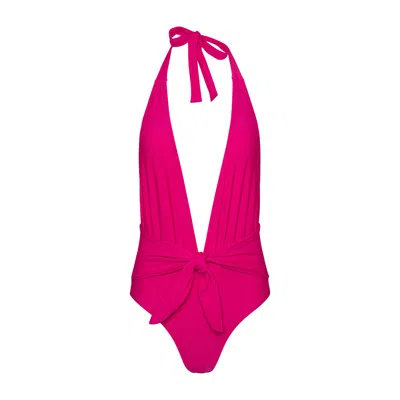 Paola Amador Women's Pink / Purple One Piece Swimsuit Mary Pink