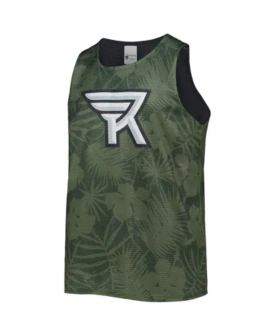 Foco Men's Green/black Rochester Knighthawks Reversible Mesh Tank Top In Gold
