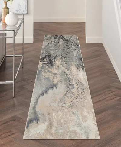Nourison Home Maxell Mae08 2'2"x12' Runner Area Rug