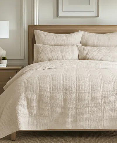 Levtex Cloud Waffle Textured 3-pc. Quilt Set, King/california King