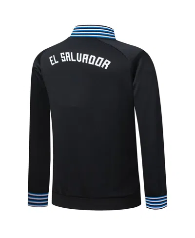 Umbro Men's Black El Salvador National Team Presentation Raglan Full-zip Jacket In Black