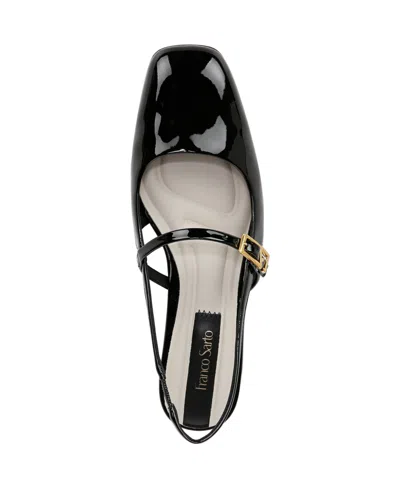 Franco Sarto Women's Destin Square Toe Mary Jane Slingback Flats