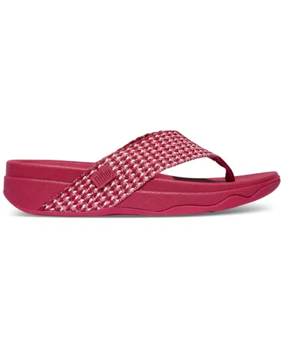 Fitflop Women's Surfa Multi-tone Webbing Toe-post Sandals