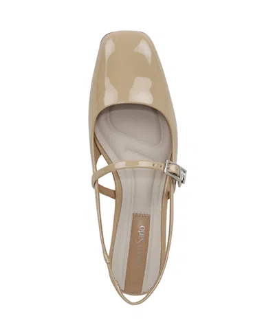 Franco Sarto Women's Destin Square Toe Mary Jane Slingback Flats