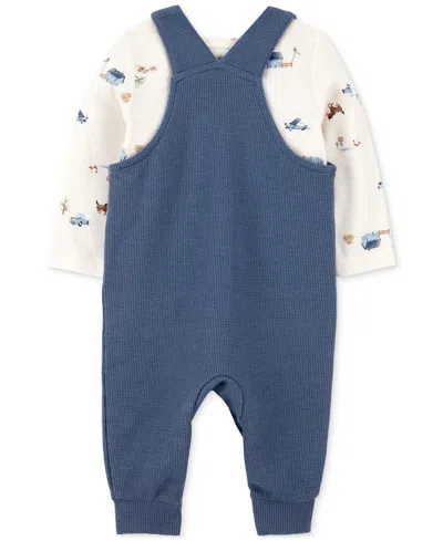 Carter's Baby Boys 2-pc. Long-sleeve T-shirt & Thermal Overalls Set