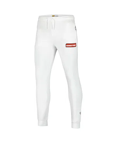 Freeze Max Men's Bugs Bunny White Looney Tunes Big Letter Pants In White