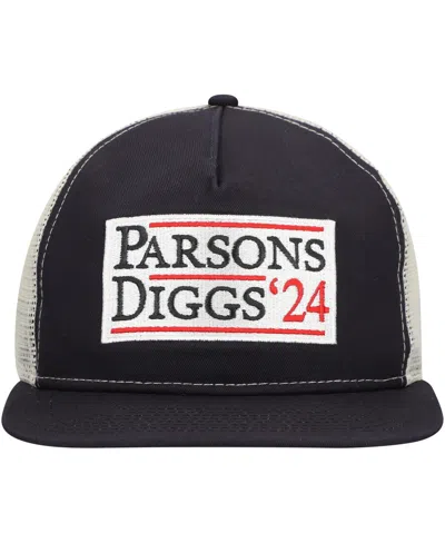 New Era Men's Navy/natural Dallas Cowboys Election Trucker Golfer Snapback Hat