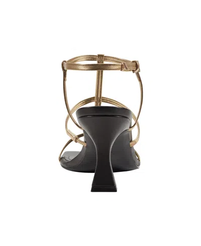 Marc Fisher Ltd Dennie Ankle Strap Sandal In Gold