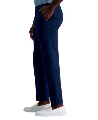 Kenneth Cole Reaction Men's Slim-fit Linen Pant In Blue