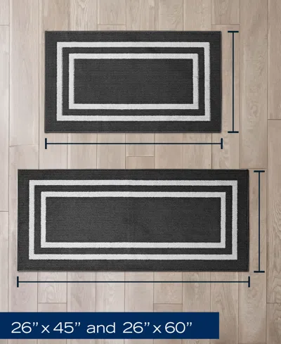 Nautica Double Line Border Tufted 2-pc. Runner Rug Set