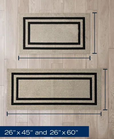Nautica Double Line Border Tufted 2-pc. Runner Rug Set