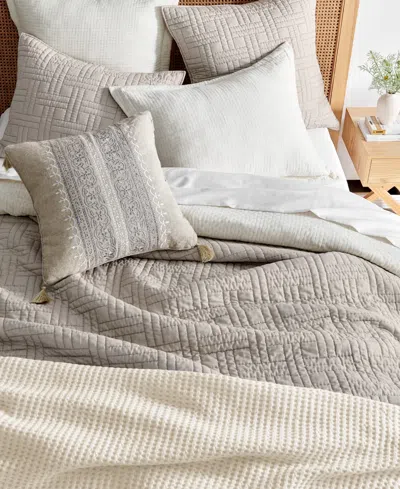 Levtex Reede Muslin Textured 3-pc. Comforter Set, Full/queen