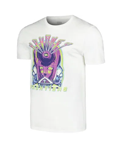 American Classics Men's And Women's White Journey Frontiers Neon Graphic T-shirt