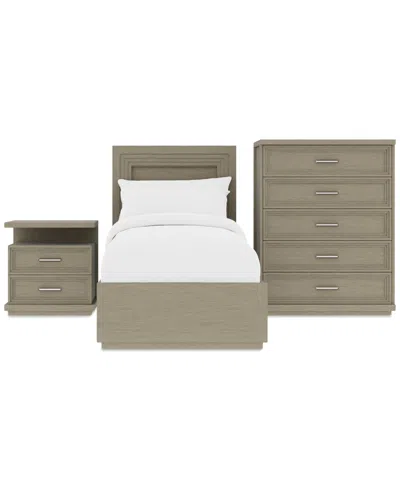 Macy's Cascade 3-pc. Bedroom Set (queen Storage Bed, Chest & Nightstand)