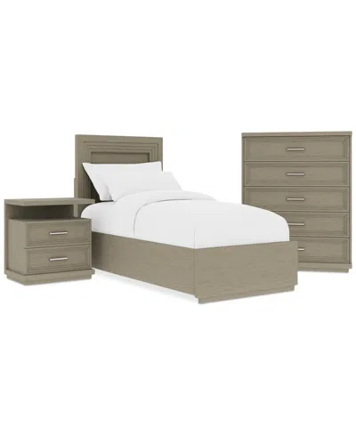Macy's Cascade 3-pc. Bedroom Set (queen Storage Bed, Chest & Nightstand)