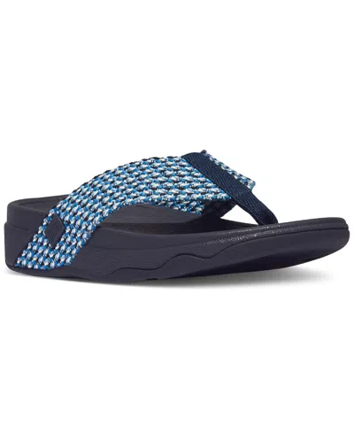 Fitflop Women's Surfa Multi-tone Webbing Toe-post Sandals