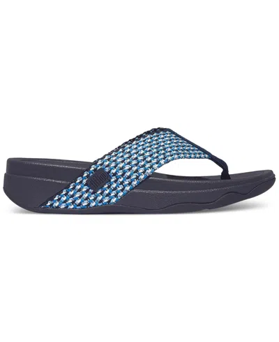 Fitflop Women's Surfa Multi-tone Webbing Toe-post Sandals