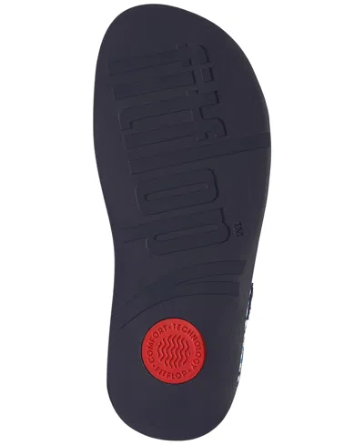 Fitflop Women's Surfa Multi-tone Webbing Toe-post Sandals