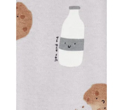Carter's Baby Cotton Milk & Cookies Sleep & Play Pajamas