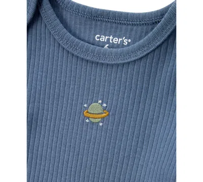 Carter's Baby Boys Rocket Ship Little Character Bodysuits & Pants, 3 Piece Set