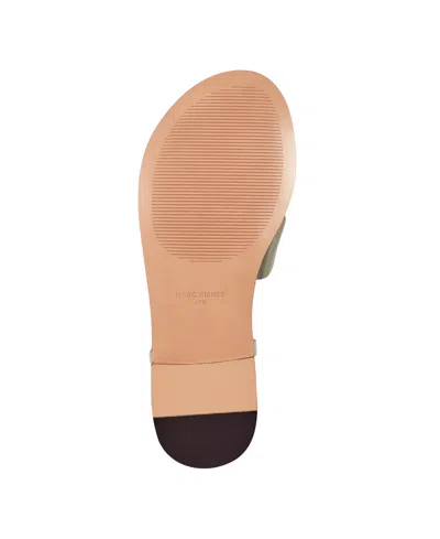 Marc Fisher Ltd Women's Lille Ankle Strap Flat Thong Sandals