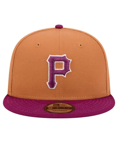 New Era Men's Brown/purple Pittsburgh Pirates Color Pack Two-tone 9fifty Snapback Hat