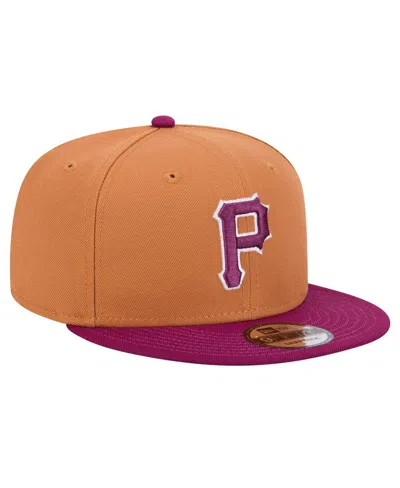 New Era Men's Brown/purple Pittsburgh Pirates Color Pack Two-tone 9fifty Snapback Hat