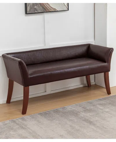 Convenience Concepts 19.5" Designs4comfort Ella Entryway Window Accent Seating Bench