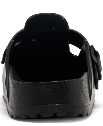 Birkenstock Sandals With Buckle Strap And Open Back In Black