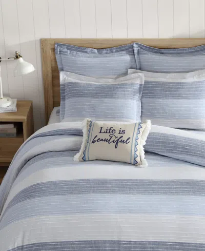 Levtex Sand Stripes Textured 2-pc. Comforter Set, Twin/twin Xl