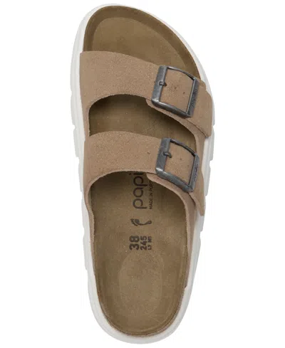 Birkenstock Papillio By  Women's Arizona Chunky Suede Leather Platform Sandals From Finish Line