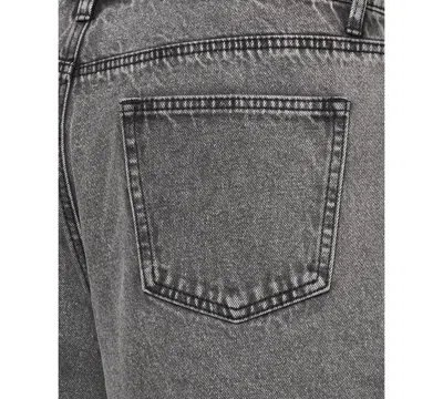 Lazer Men's Loose-fit 10" Denim Shorts In Gray