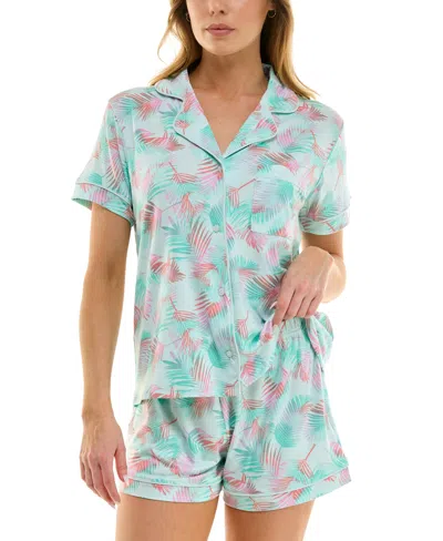 Roudelain Women's Yummy Notched-collar Pajama Set