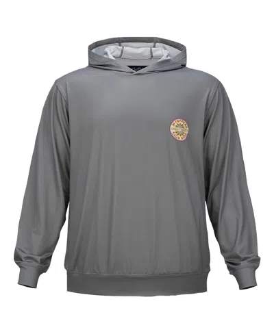 Section 119 Men's And Women's Gray The Beatles Sgt. Pepper Vintage Seal Upf 50 Pullover Hoodie