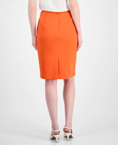 Kasper Women's Stretch-crepe Slim Pencil Skirt
