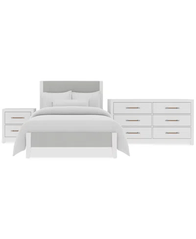 Macy's Closeout! Catriona 3pc Bedroom Set (full Upholstered Bed, Dresser & 2-drawer Nightstand), Created Fo