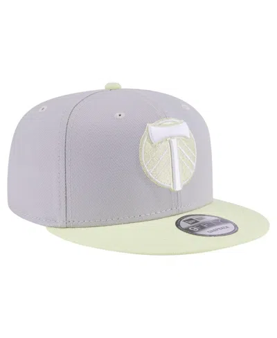 New Era Men's Gray Portland Timbers Color Pack Two-tone 9fifty Snapback Hat