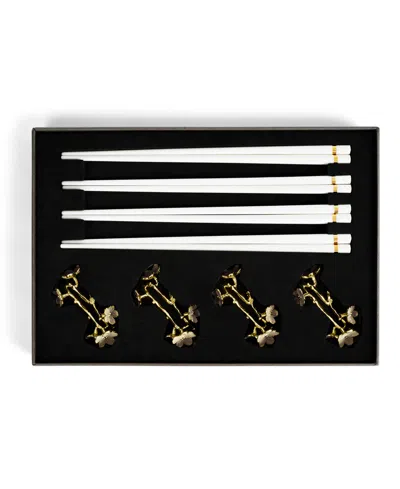 Michael Aram Cherry Blossom Chopsticks And Stand Set