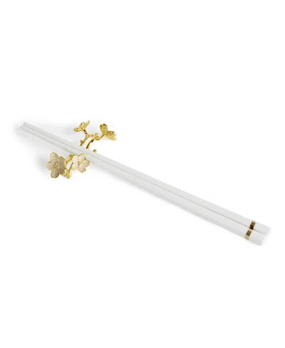 Michael Aram Cherry Blossom Chopsticks And Stand Set