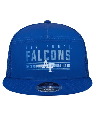 New Era Men's Royal Air Force Falcons Split Panel 9fifty Snapback Trucker Hat