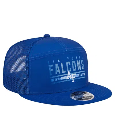 New Era Men's Royal Air Force Falcons Split Panel 9fifty Snapback Trucker Hat