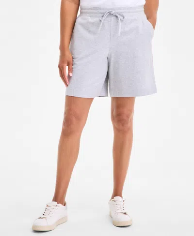 Style & Co Petite Mid-rise Drawstring Shorts, Created For Macy's