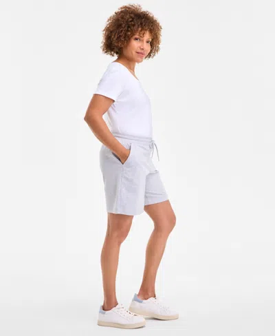 Style & Co Petite Mid-rise Drawstring Shorts, Created For Macy's