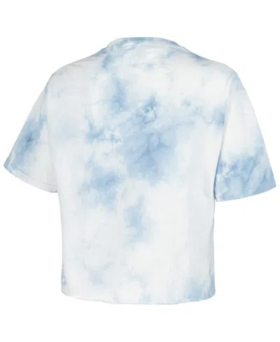 Mad Engine Men's And Women's White Mickey Friends Icon Tie-dye T-shirt In Blue
